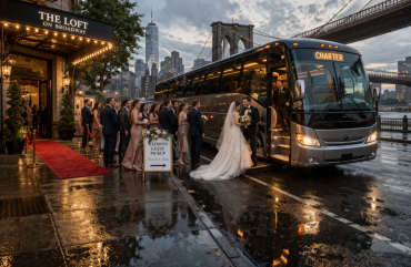 Best charter bus rental for weddings in NYC