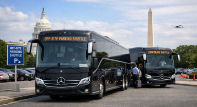 Corporate Off-Site Parking Shuttle in Washington