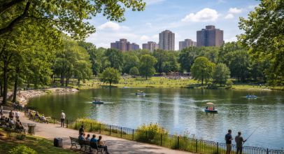 Crotona Park in the Bronx, New York City