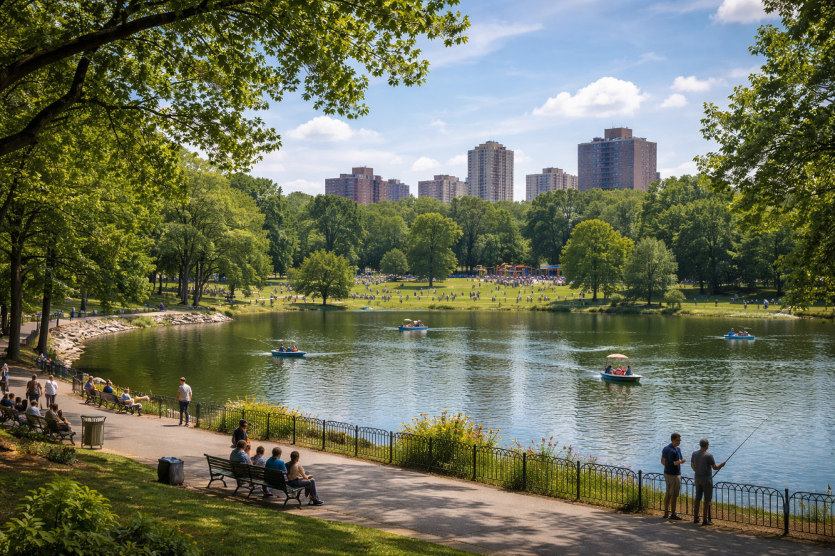 Crotona Park in the Bronx, New York City