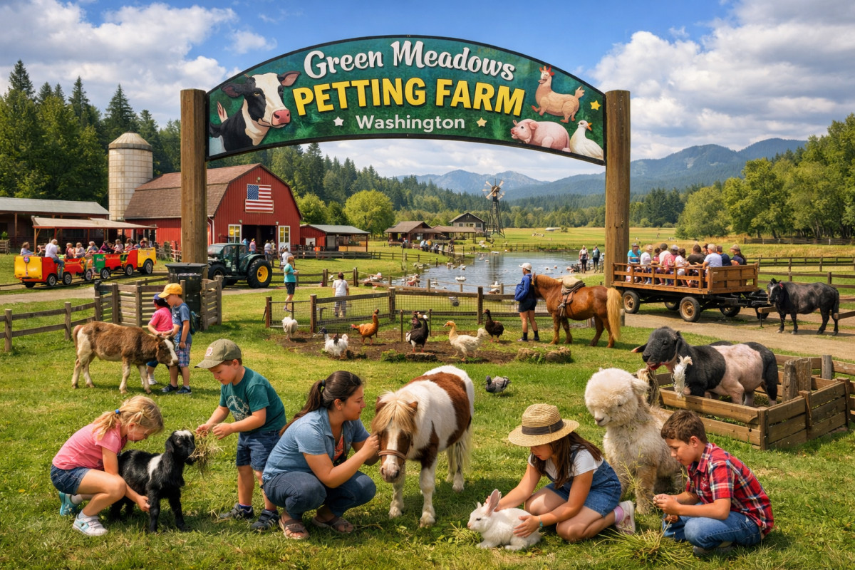 Green Meadows Petting Farm in Washington