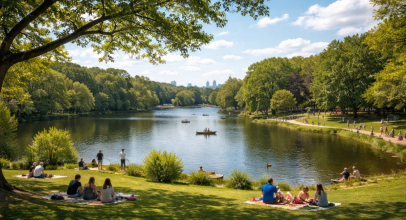 Kissena Park in Queens, New York City