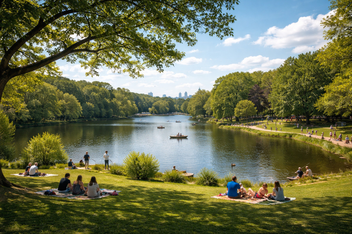 Kissena Park in Queens, New York City