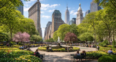 Madison Square Park in Manhattan, New York City