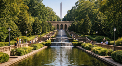 Meridian Hill Park in Washington Meridian Hill Park in Washington