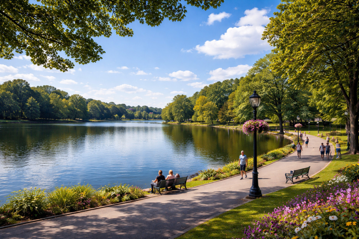 Silver Lake Park in Staten Island, New York City