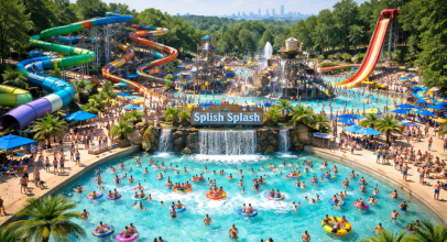 Splish Splash Water Park near New York City