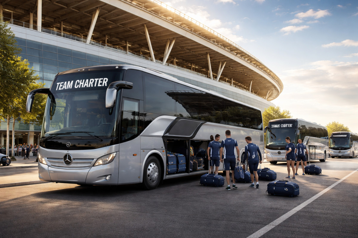 Sports Team Charter Bus Services in New York