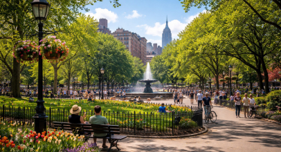 Tompkins Square Park in Manhattan, New York City