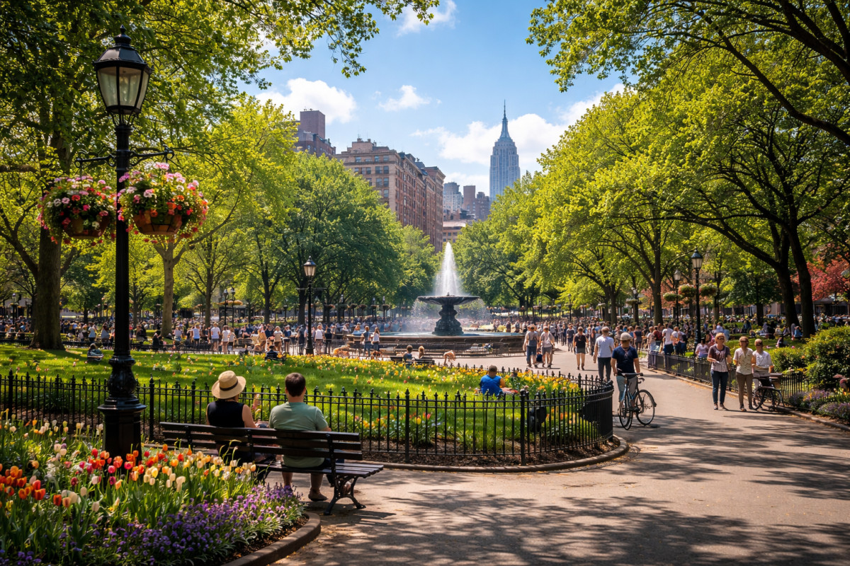 Tompkins Square Park in Manhattan, New York City