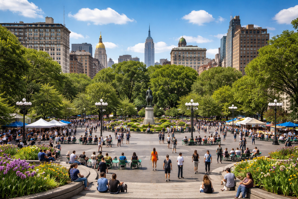 Union Square Park in Manhattan, New York City
