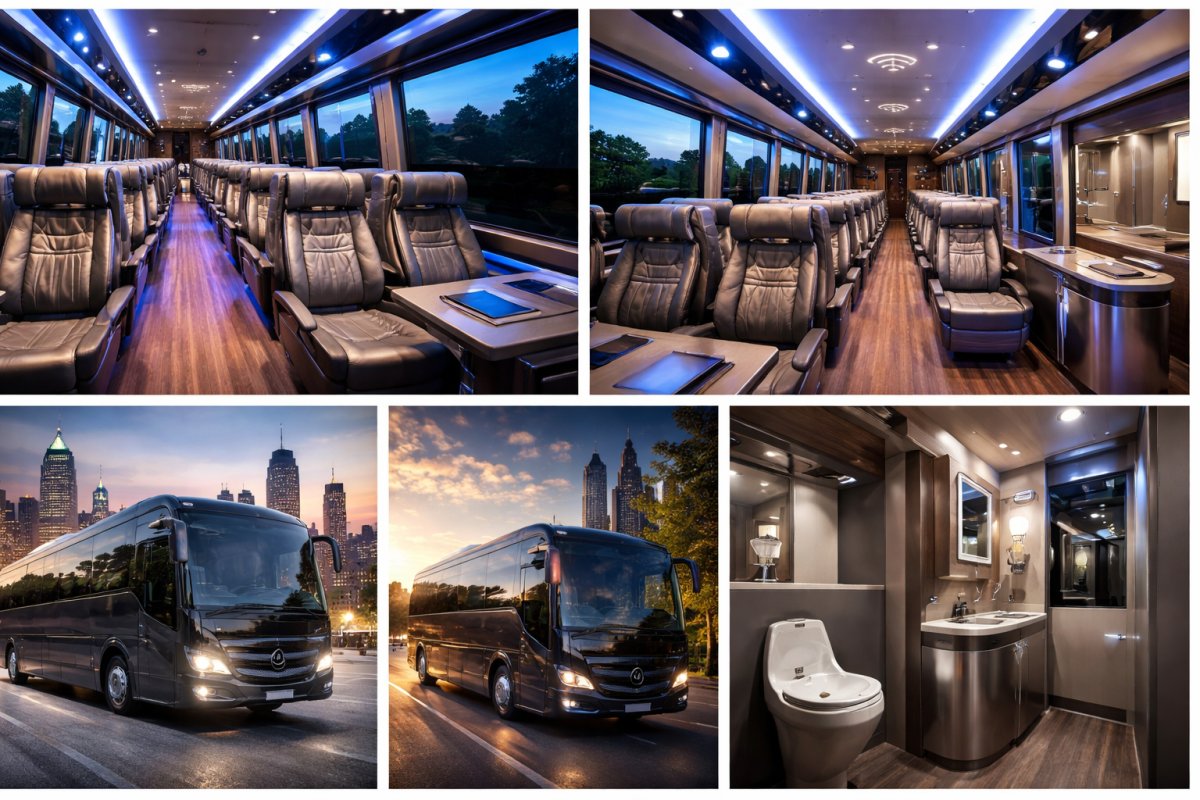 Bus rental across the cities of the USA